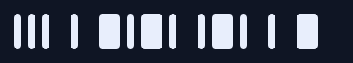 Light Morse marks on a dark background reading SECRET