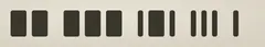 Synthetic shaded Morse code strip reading MORSE